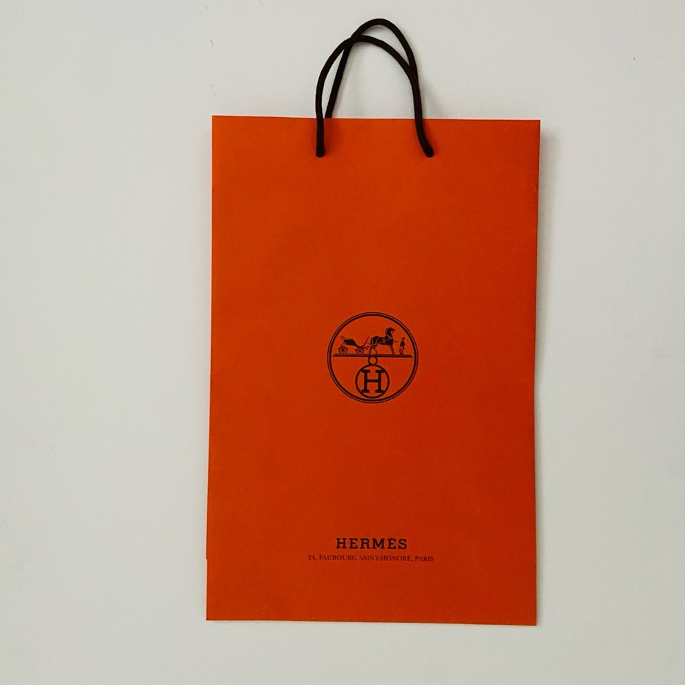 HERMES Tall Paperbag